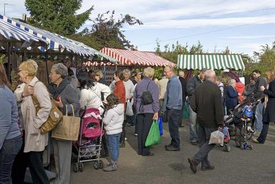  The first farmers' market in full swing